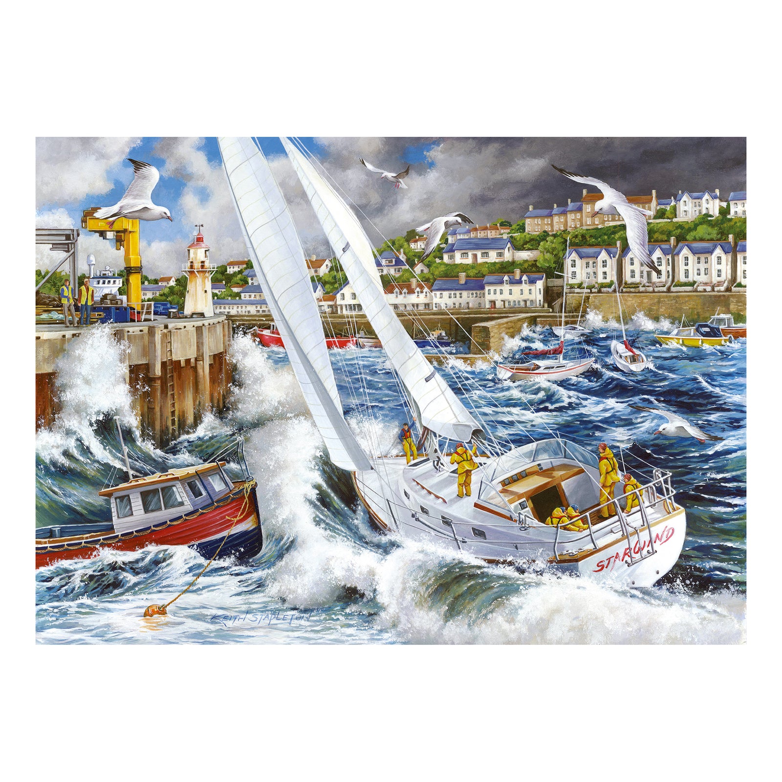Storm Chased Jigsaw - 500 Piece Jigsaw Puzzle For Adults