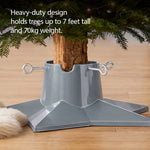 Premium Christmas Tree Stand With 1l Water Reservoir | Silver