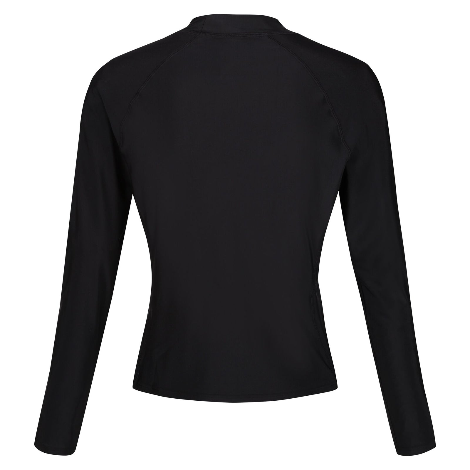 Womens/ladies Text Long-sleeved Rash Top | 14 UK | Black
