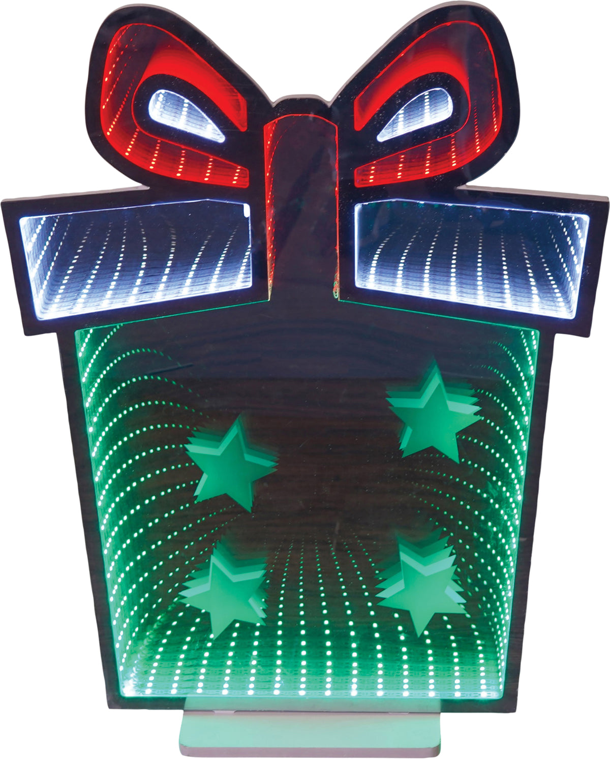 Xmas Haus 42x56cm 136 Led Giftbox Infinity Light 3m Cable