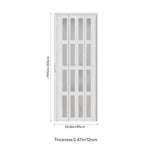 Breeins Magnetic Sliding Pvc Concertina Folding Door With Clear Panels