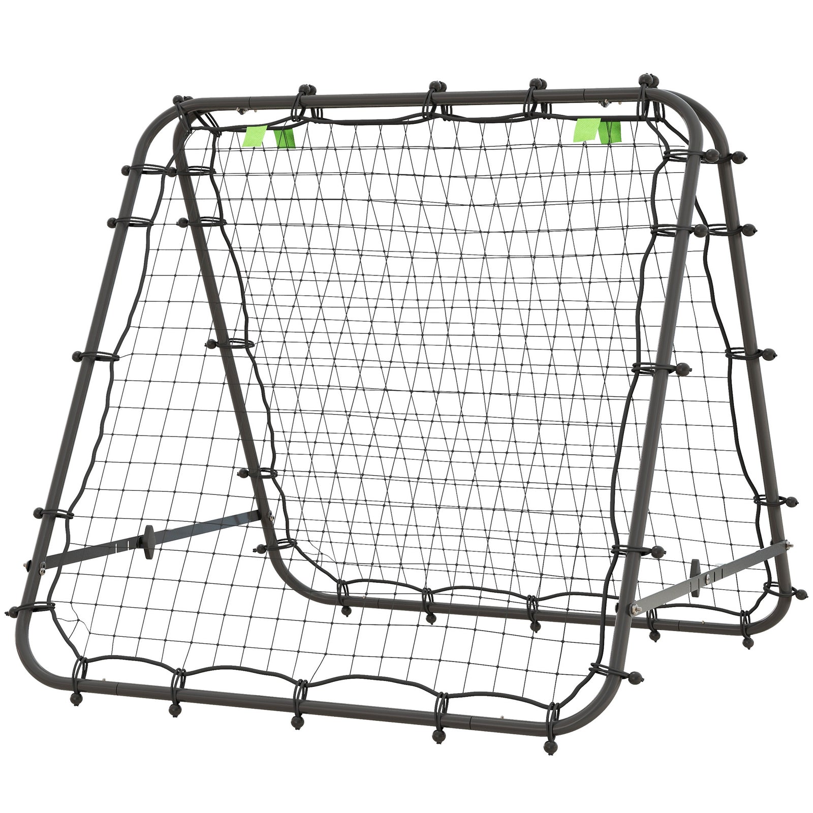 Football Rebounder Net, Adjustable Angles | Black