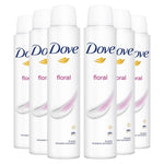 Floral Anti-perspirant With 48h Sweat Protection Deo For Women 200ml, 6pk
