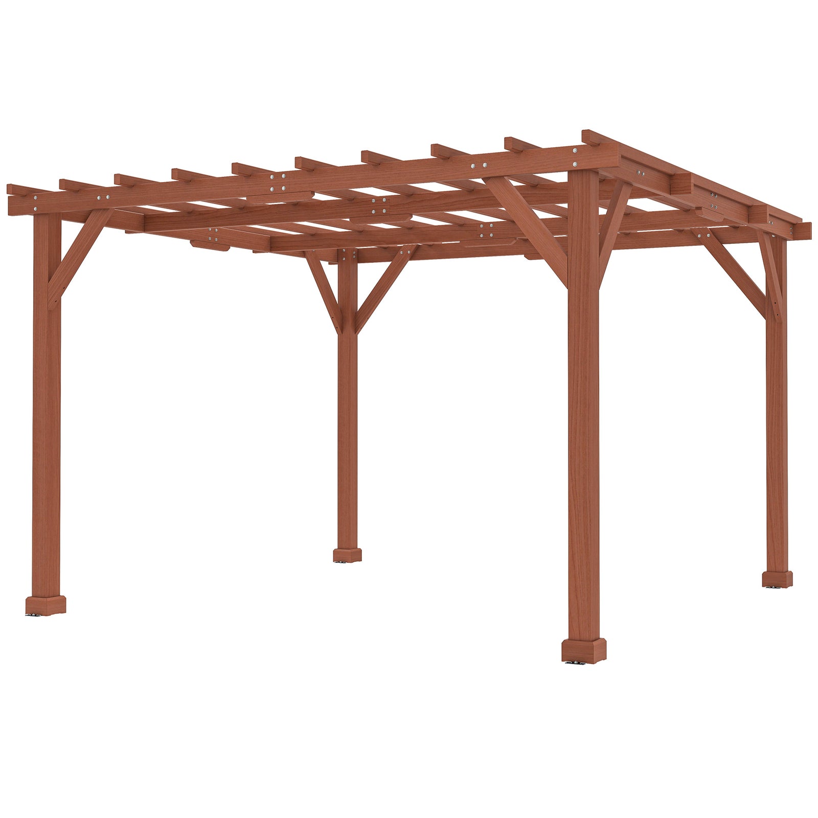 3.3x3.3m Wooden Pergola Kit