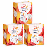 Unwrap And Uplift Body Wash Collection For Her With Luxury Puff | Set of 3