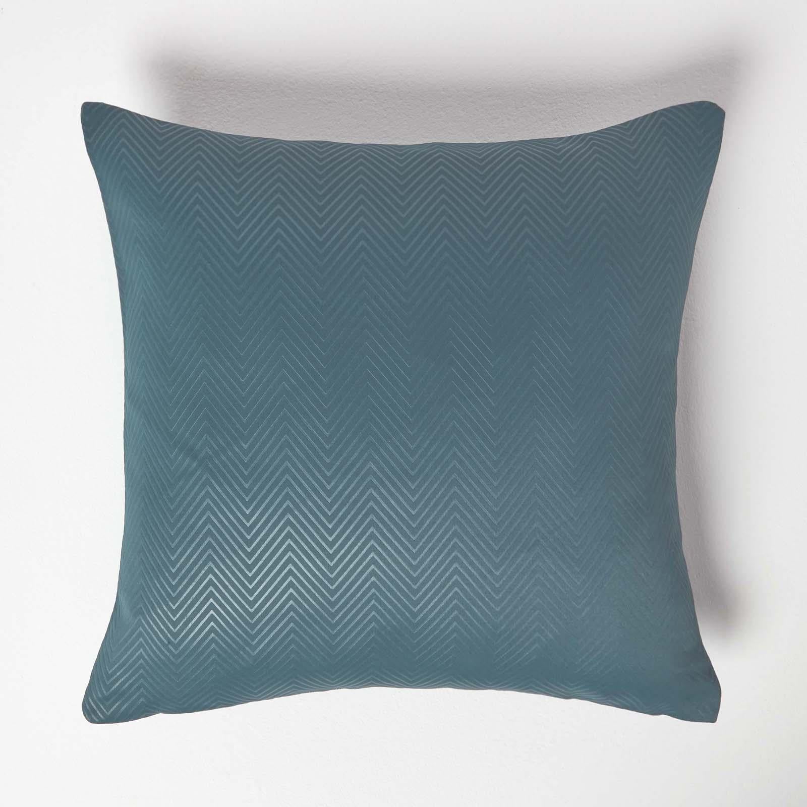 Herringbone Chevron Cushion Cover | 45cm x 45cm | Teal