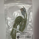 Nylon Usb Camouflage Phone Charging Wire Braided Cable, 3 Meter | Green