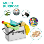 Livivo Metal Housekeeping Cleaning Caddy With Removable Organiser Tray