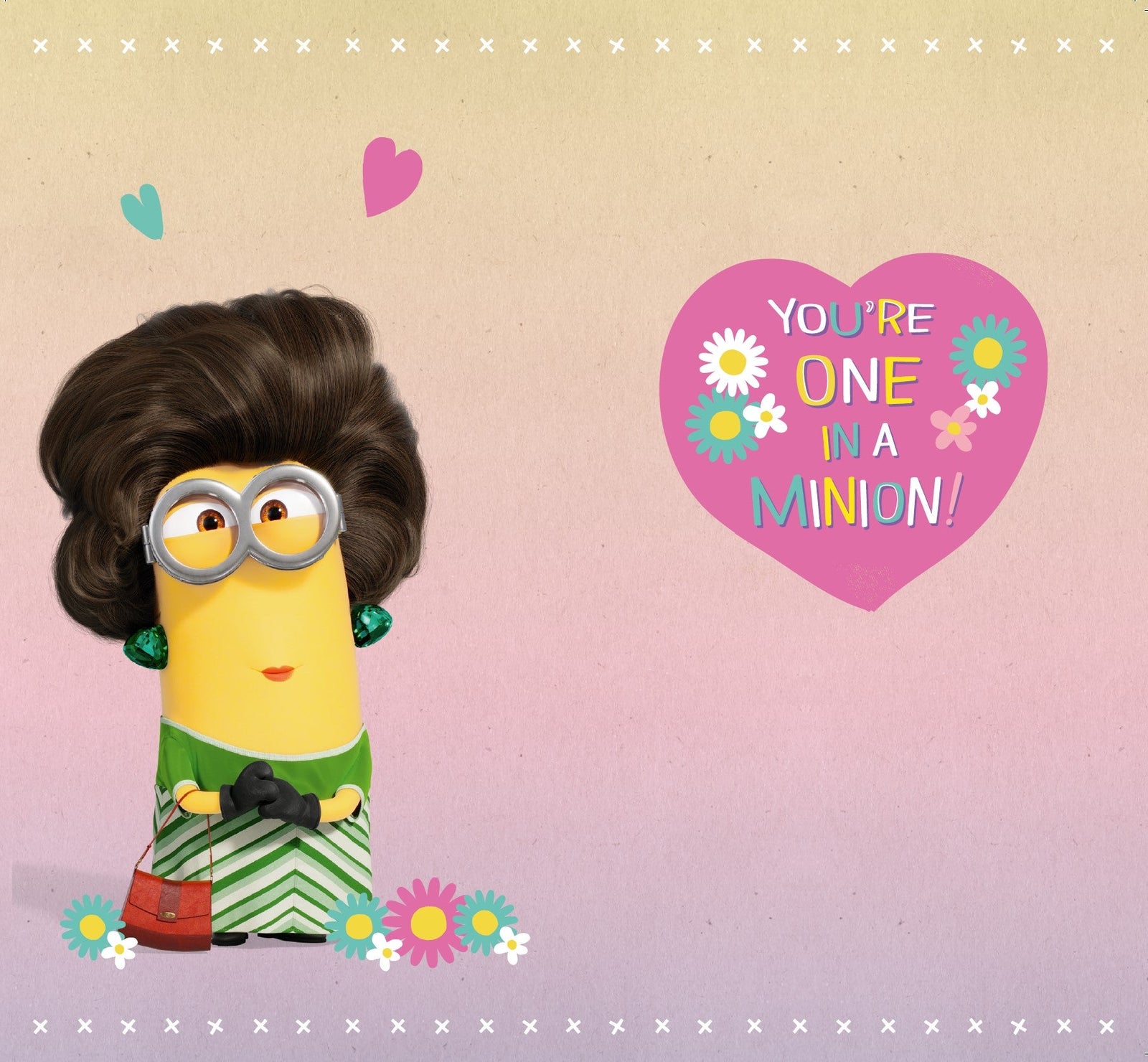 Minions 'lovely Mummy' Mother's Day Card Official Product