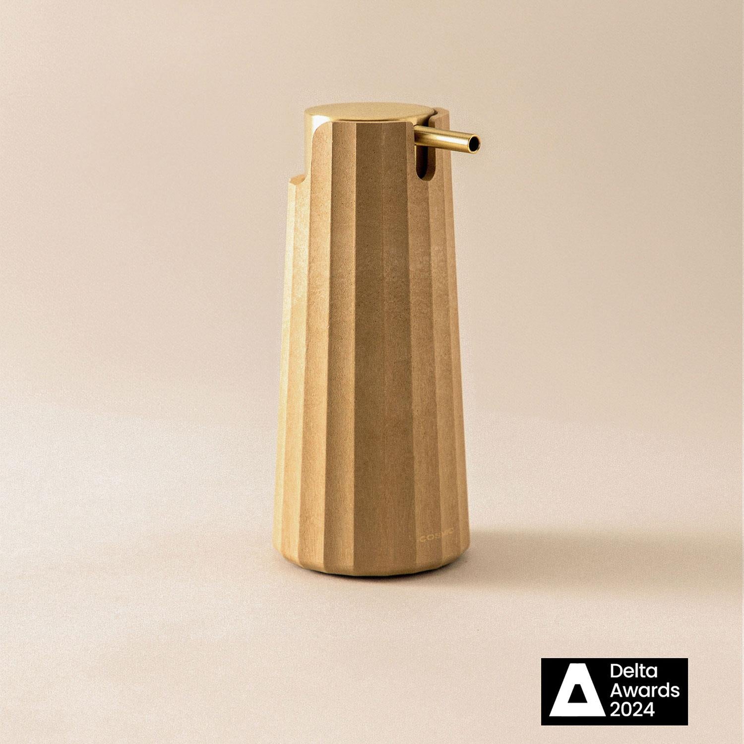 Soap Dispenser, 200ml Beige, Recycled Materials, Avenir Collection