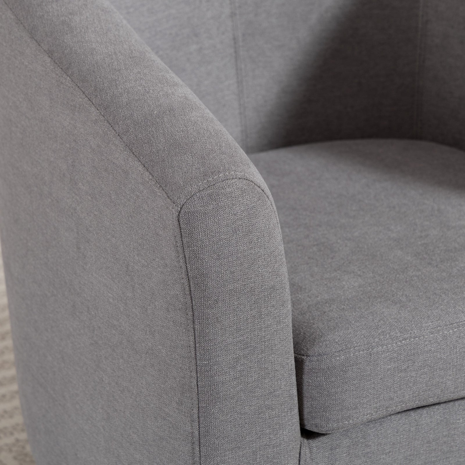 Beulah Fabric Accent Chair | Grey