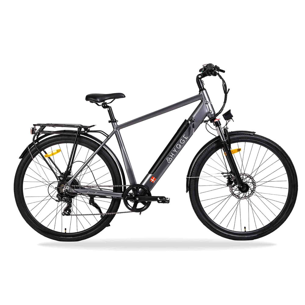 Aarhus 2024 Electric Bike With 250w High Performance Motor | Graphite Grey | Gray
