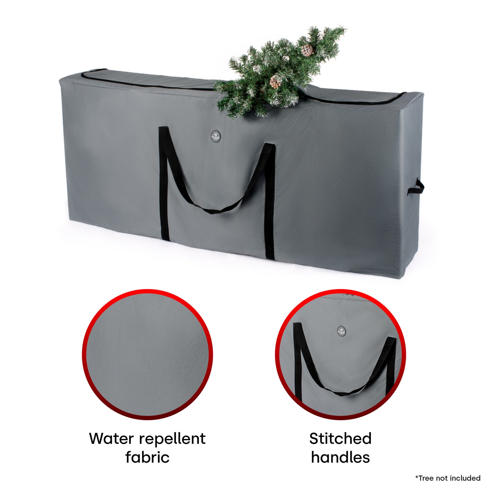 Premium Extra Large Tree Storage Bag Grey Heavy Duty