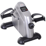 Mini Exercise Bike Portable Legs Exerciser Machine | Silver