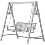 2 Seater Wooden Garden Swing Seat Hammock Bench Lounger