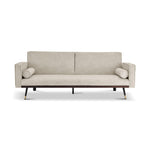 Jenna Suede Sofa Bed 3 Seater Living Room | Cream
