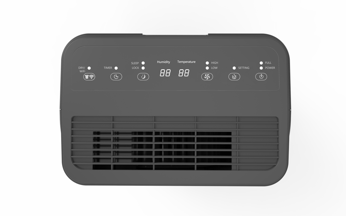 Dehumidifier With Wifi For Home|damp & Condensation | 12l | Black