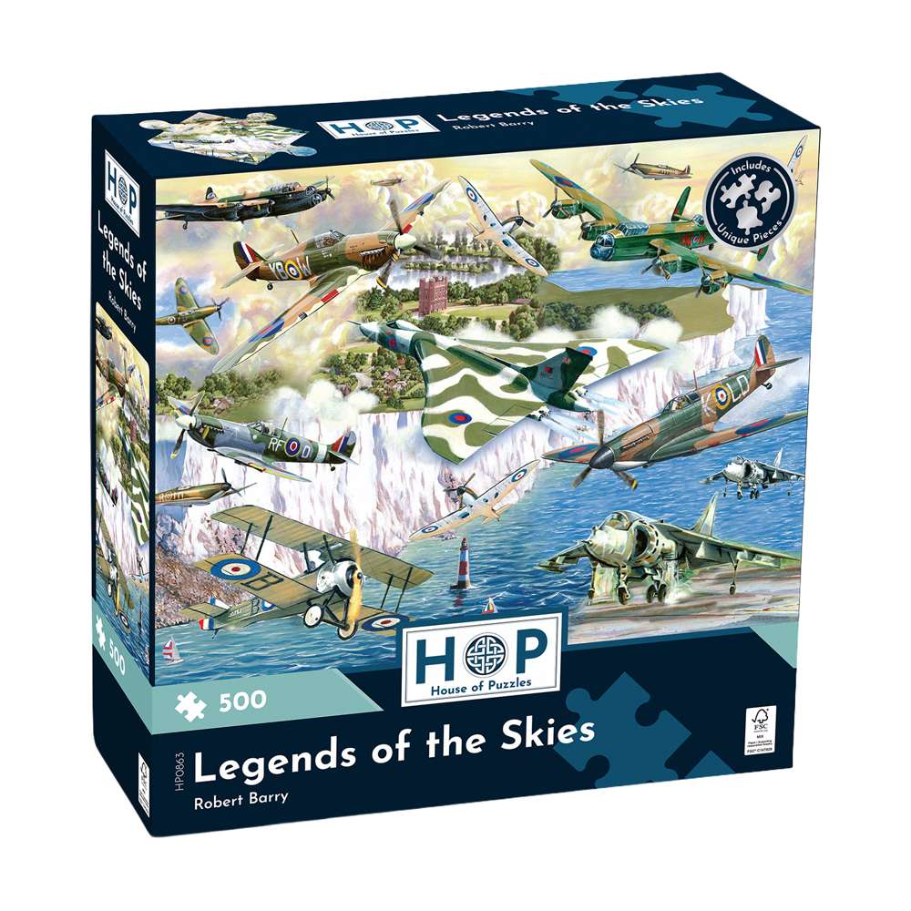 The House of Puzzles Legends Of The Skies 500 Piece Jigsaw Puzzle