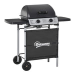 Outsunny Propane Gas Barbecue Grill 2 Burner Cooking Bbq 5.6 Kw