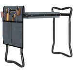 Garden Kneeler Foldable Seat Bench Eva Foam Pad W/ Tool Bag