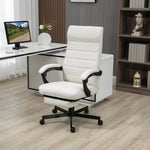 High-back Reclining Office Chair | Cream