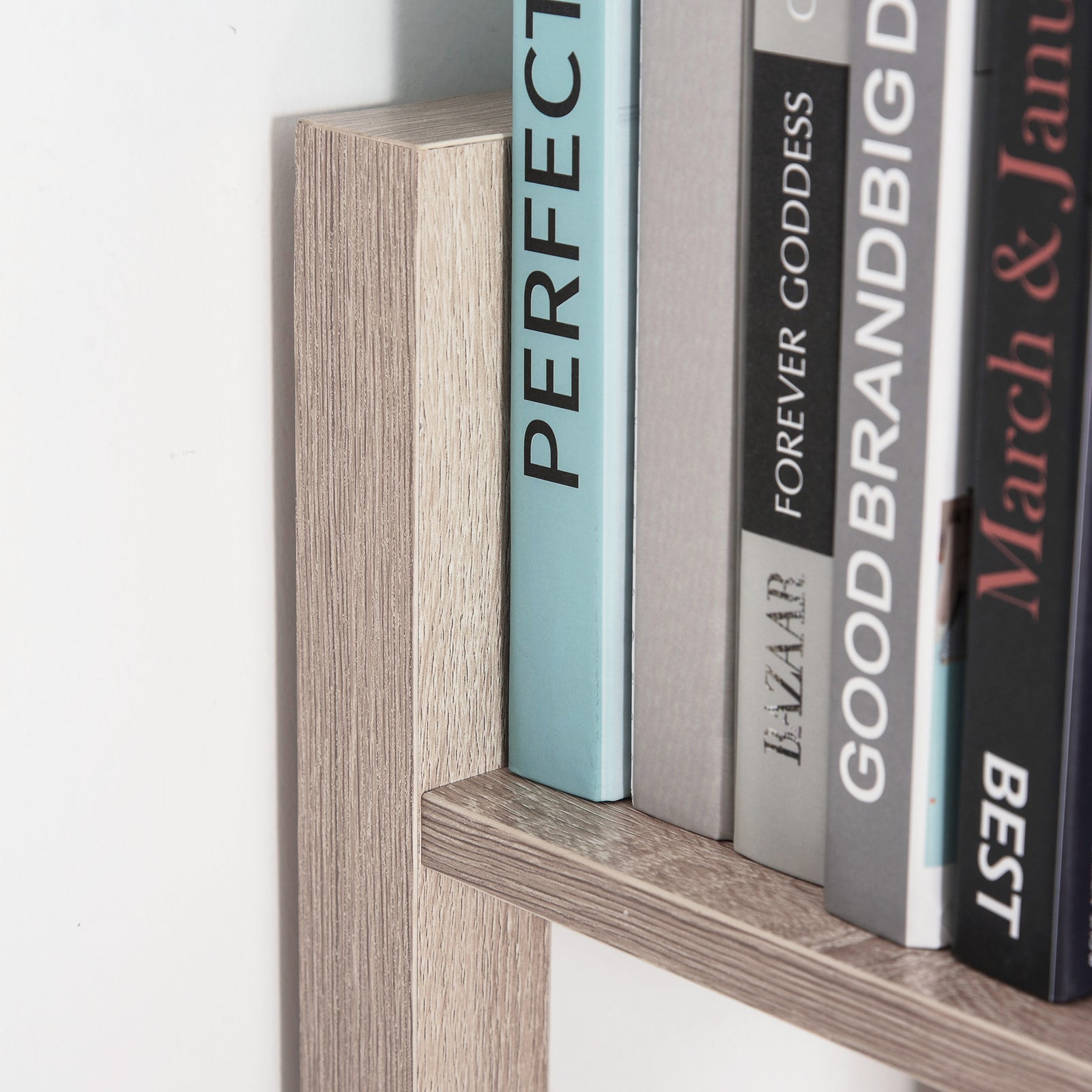Rectangle Desk With Bookshelf, Home Office