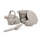 5 Piece Silicone Beach Toy Bundle | Grey
