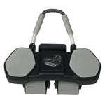 Centra 4-wheels Abdominal Wheel Ab Roller 8 Elbow Support Automatic Rebound