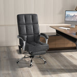 Massage Office Chair Desk Heat | Charcoal Gray