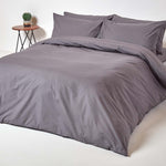 Egyptian Cotton Deep Fitted Sheet 200 Tc | Double | Dark Grey