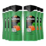 3in1 Body, Face & Hair Wash Shower Gel Extra Fresh Jungle Fresh 500ml, 6pk