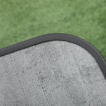 3pcs Bistro Set With Breathable Mesh Fabric And Psc Board | Black