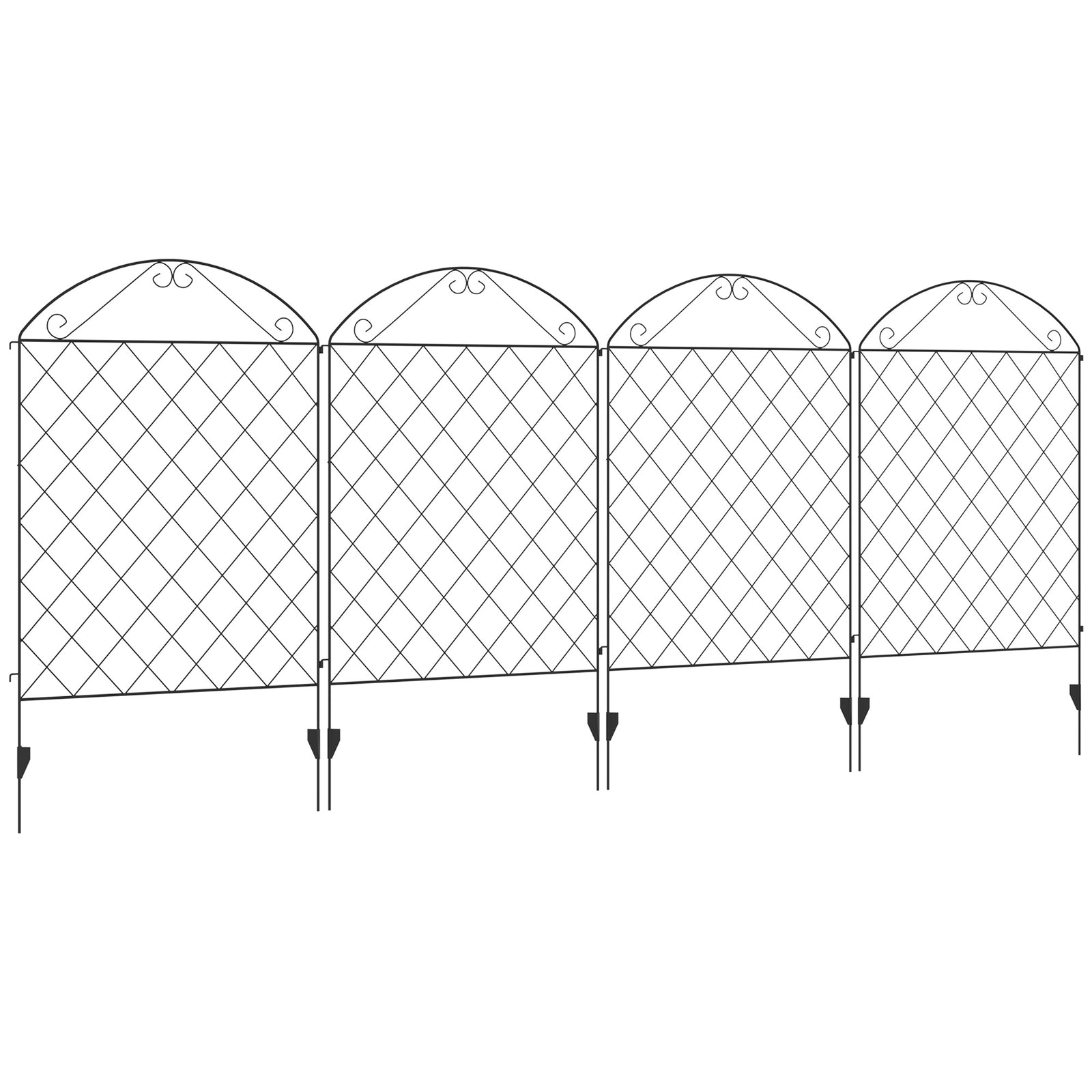 Fencing Panels 43in X 11.5ft Bed Border, Animal