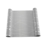 Silver Grey Non-woven Embossed Geometric Wallpaper