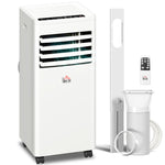 HOMCOM Mobile Air Conditioner White W/ Remote Control Cooling Ventilating