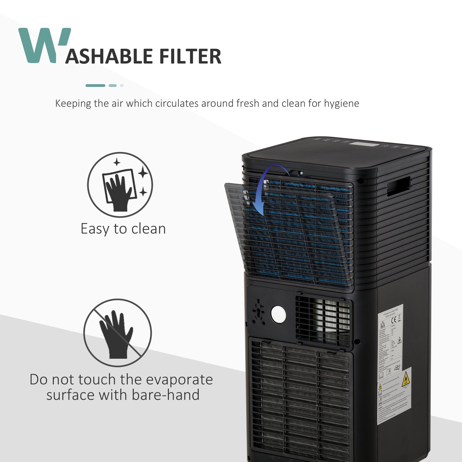 5000 Btu Portable Air Conditioner Timer Home Office