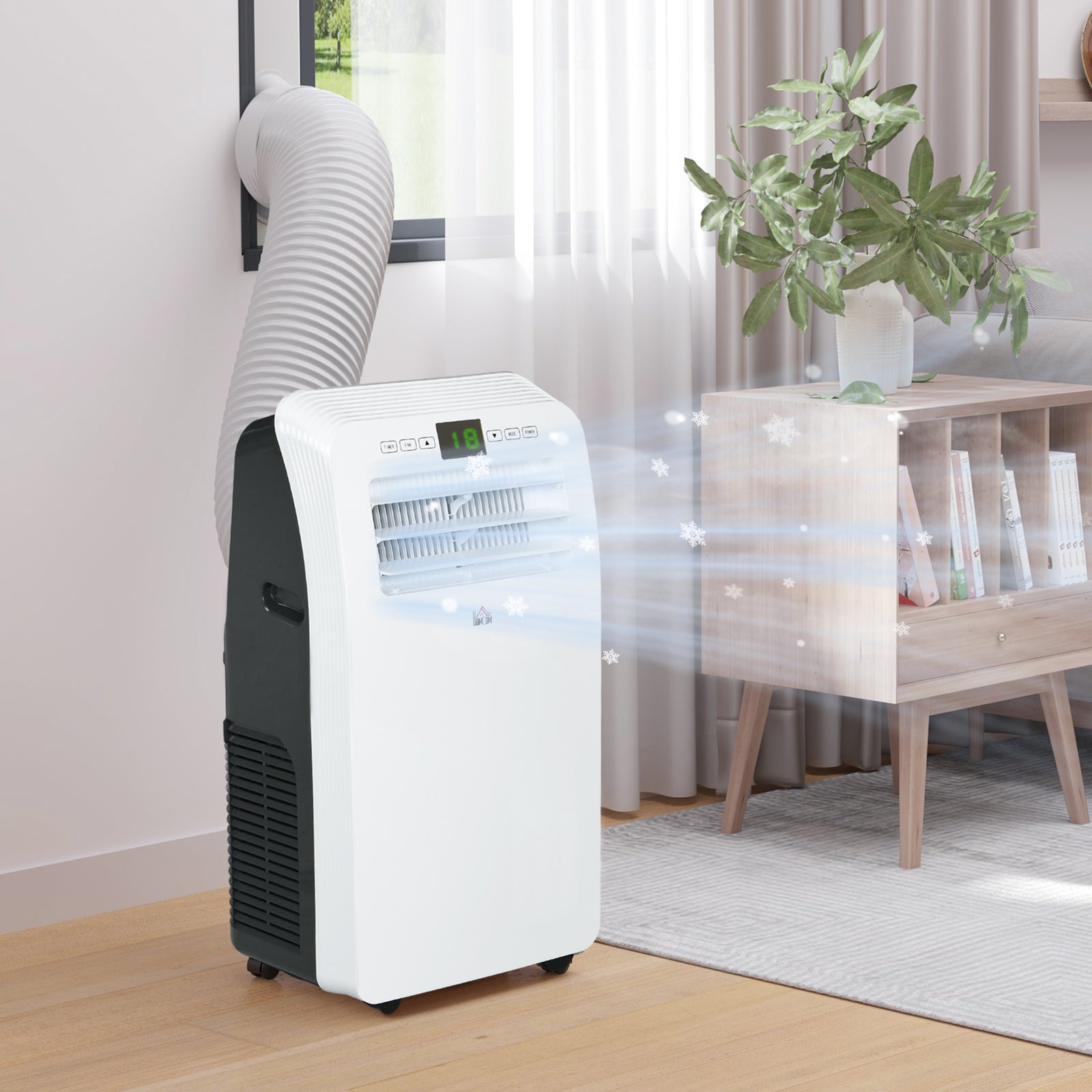 12000 Btu Portable Air Conditioner With 28m², Dehumidifier