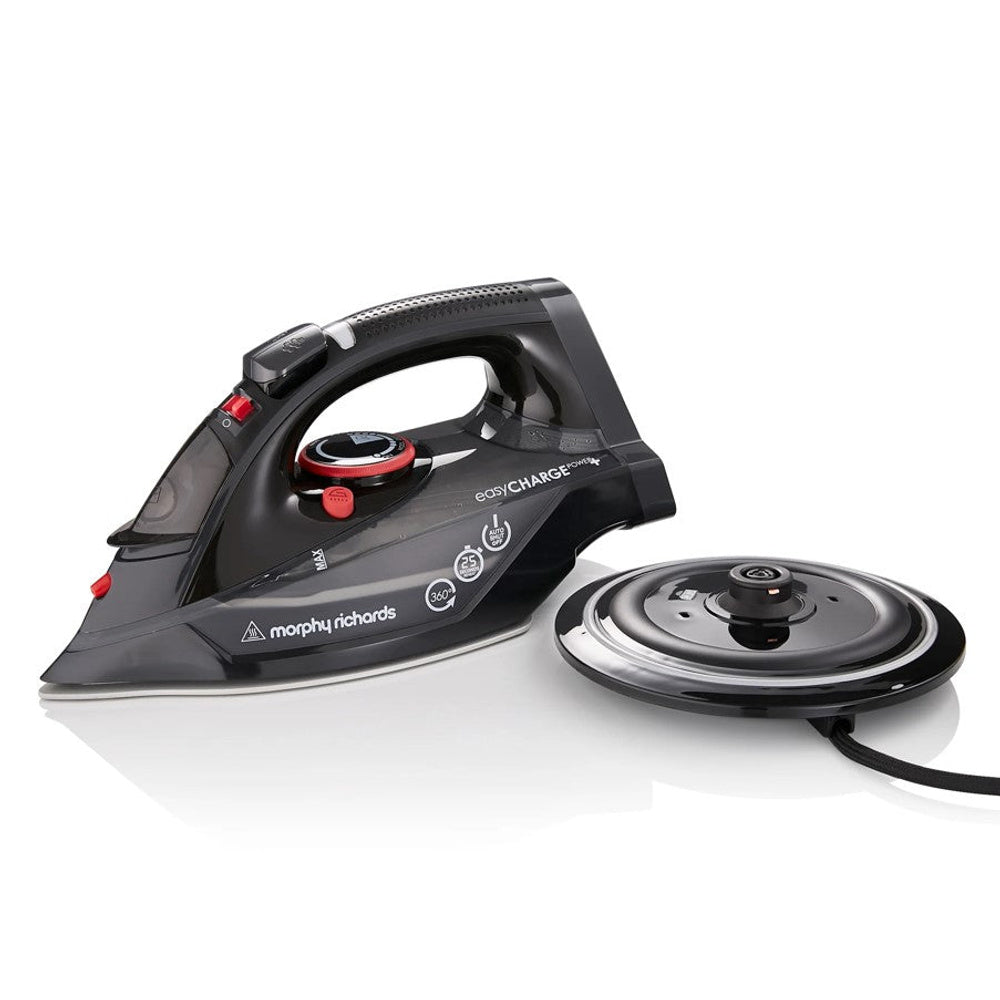 2400w Easycharge Power+ Cordless Steam Iron | Black