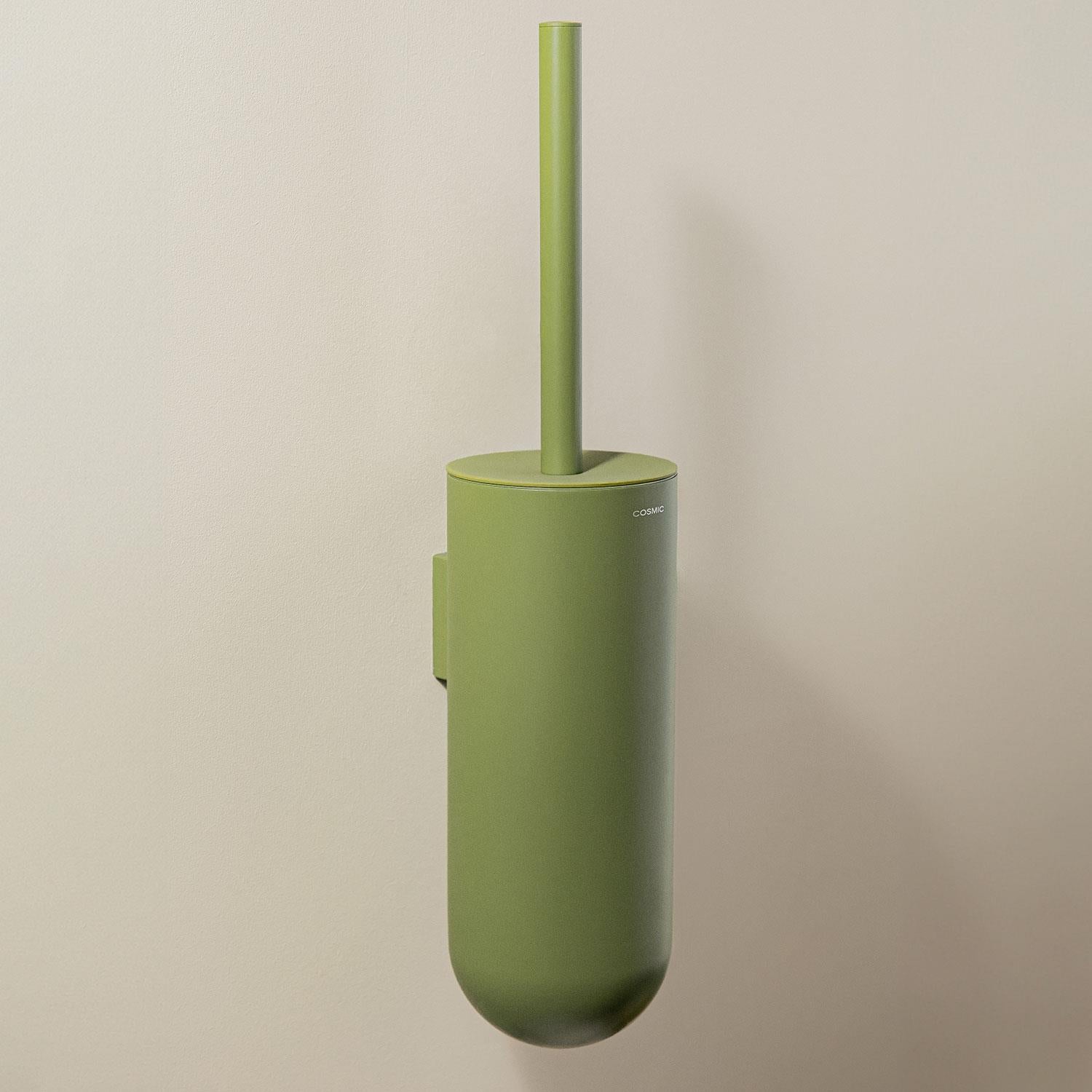 Toilet Brush, Wall Mounted, Green, Award-winning Design Geyser Collection