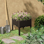 26l Raised Flower Bed Stand 40x40x44cm