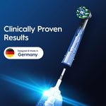 Cross Action Black X-Filaments Toothbrush Replacement Heads, Pack of 4