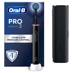 Pro 3 3500 Electric Toothbrush With Smart Sensor Cross Action, Black