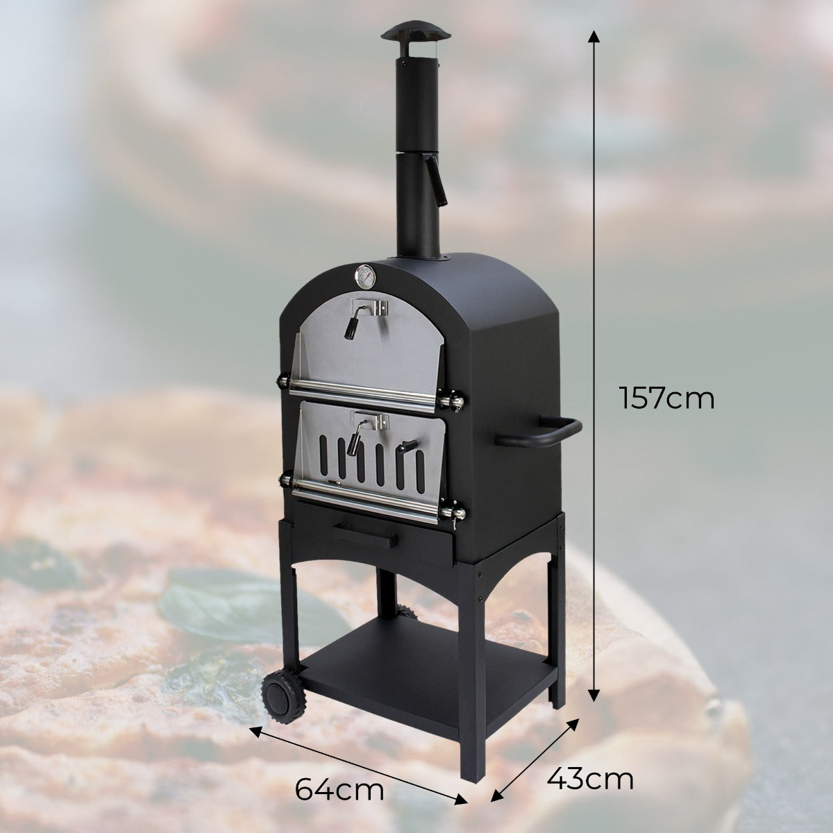 Kukoo Outdoor Pizza Oven & Cover