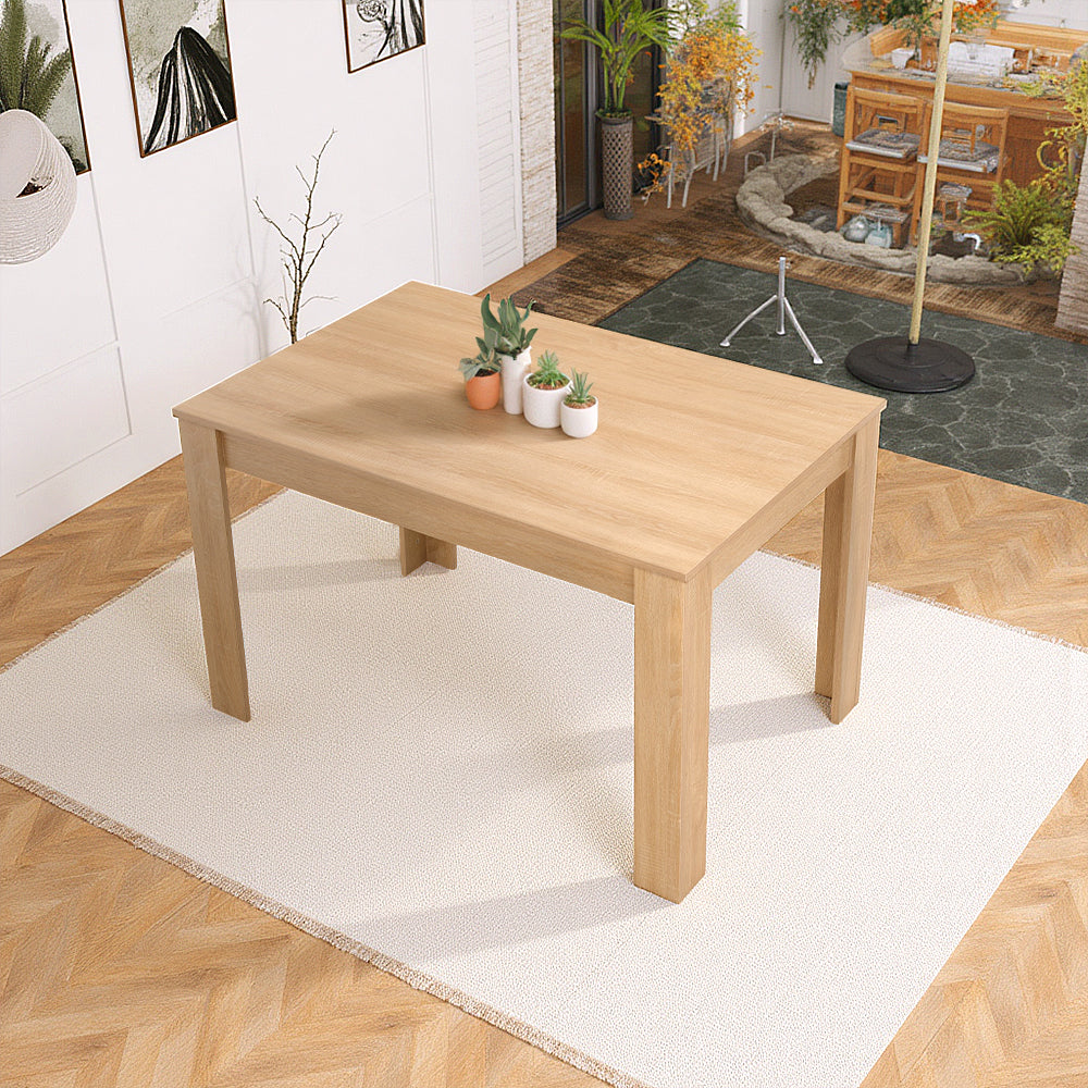 Rectangular Wooden Dining Table 120cm W X 80cm D X 74cm H
