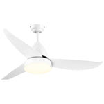 Reversible Ceiling Fan With Light, 3 Blades, Mount Lighting