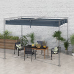 Pergola Cover Roof Replacement For 3 X 2.15m Pergola | Dark Gray