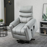 Power Lift Chair Rise Recliner Remote Control Grey