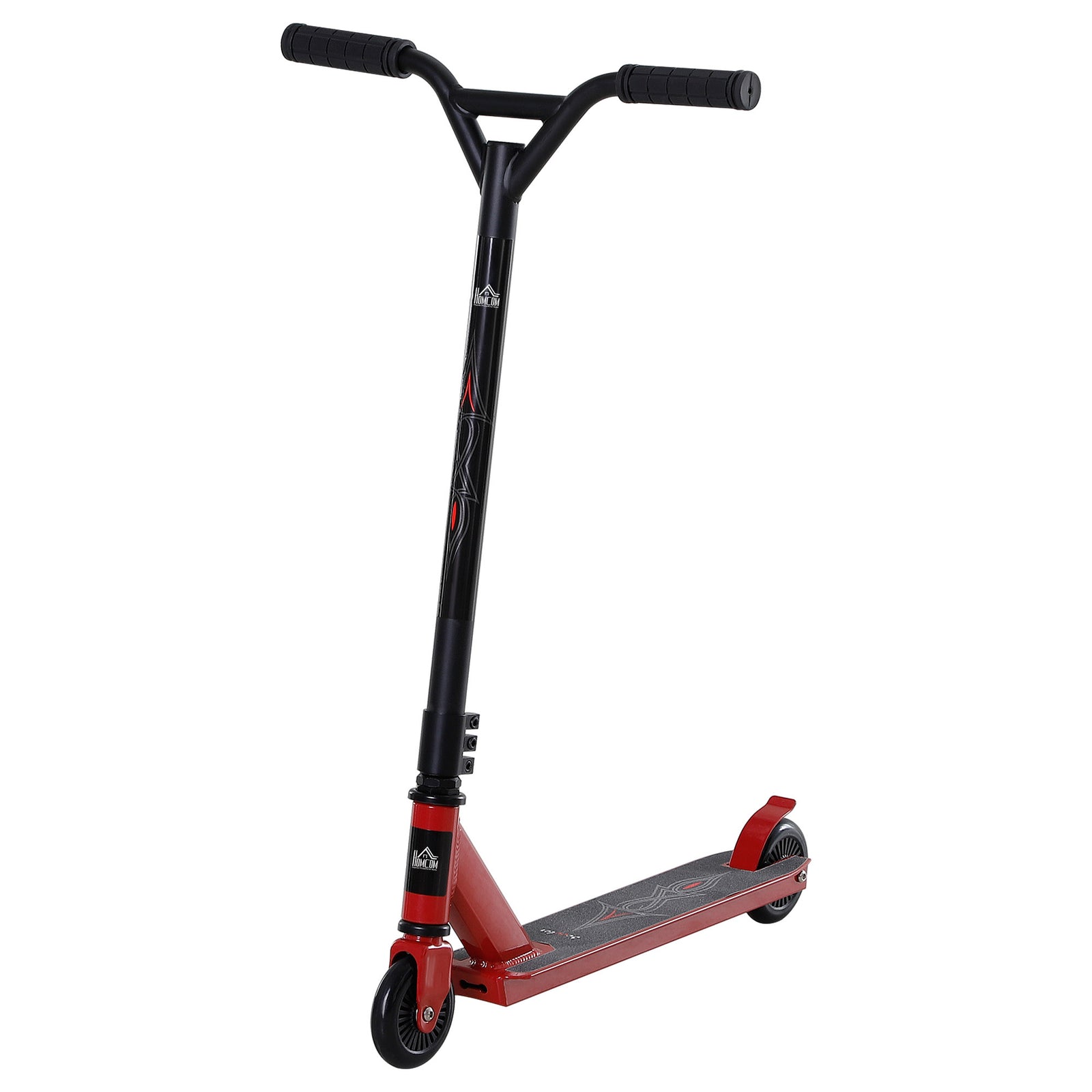 Stunt Kick Scooter For Teens/adults With Rear Brake, Red