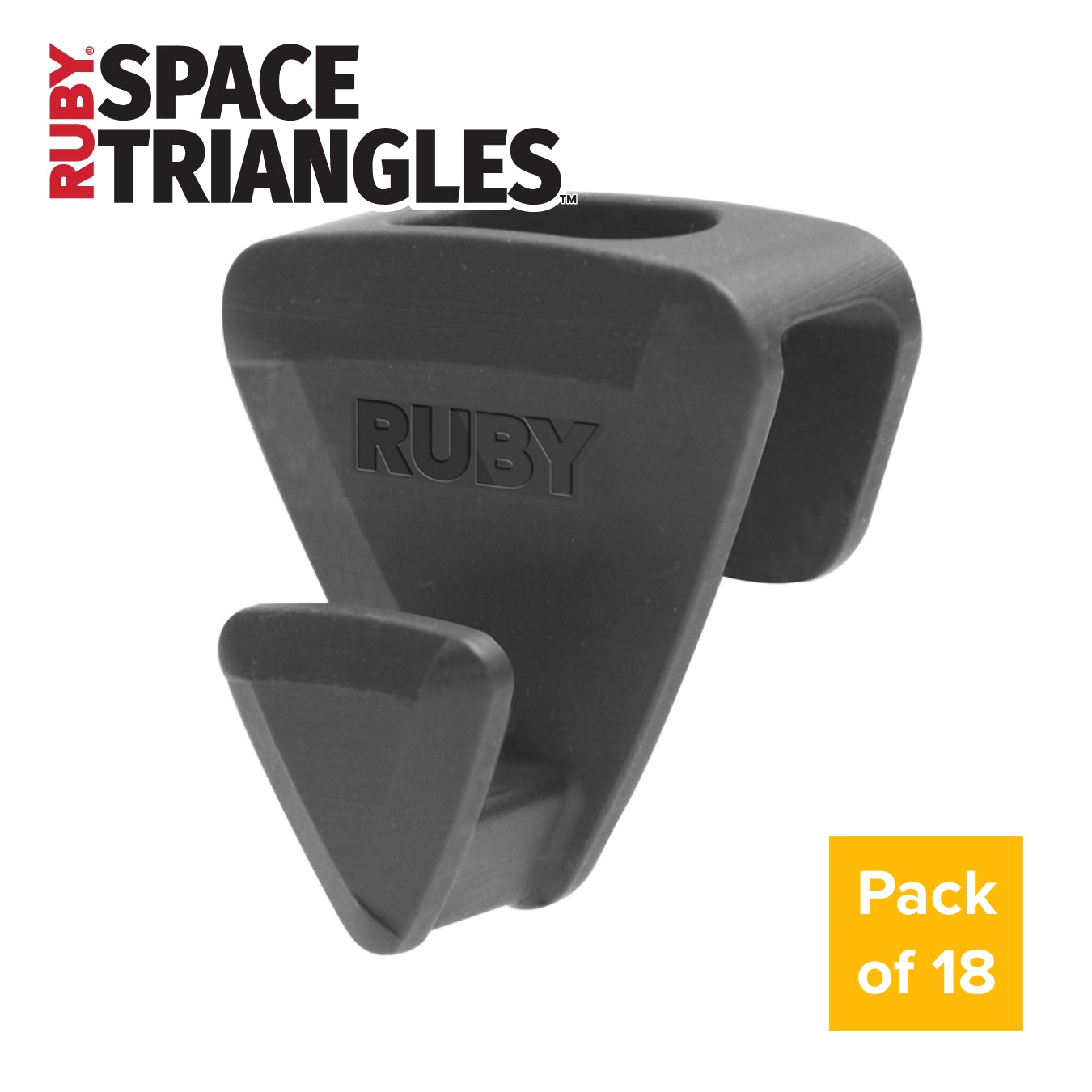 Space Triangles - Premium Hanger Hooks Triple Closet Space