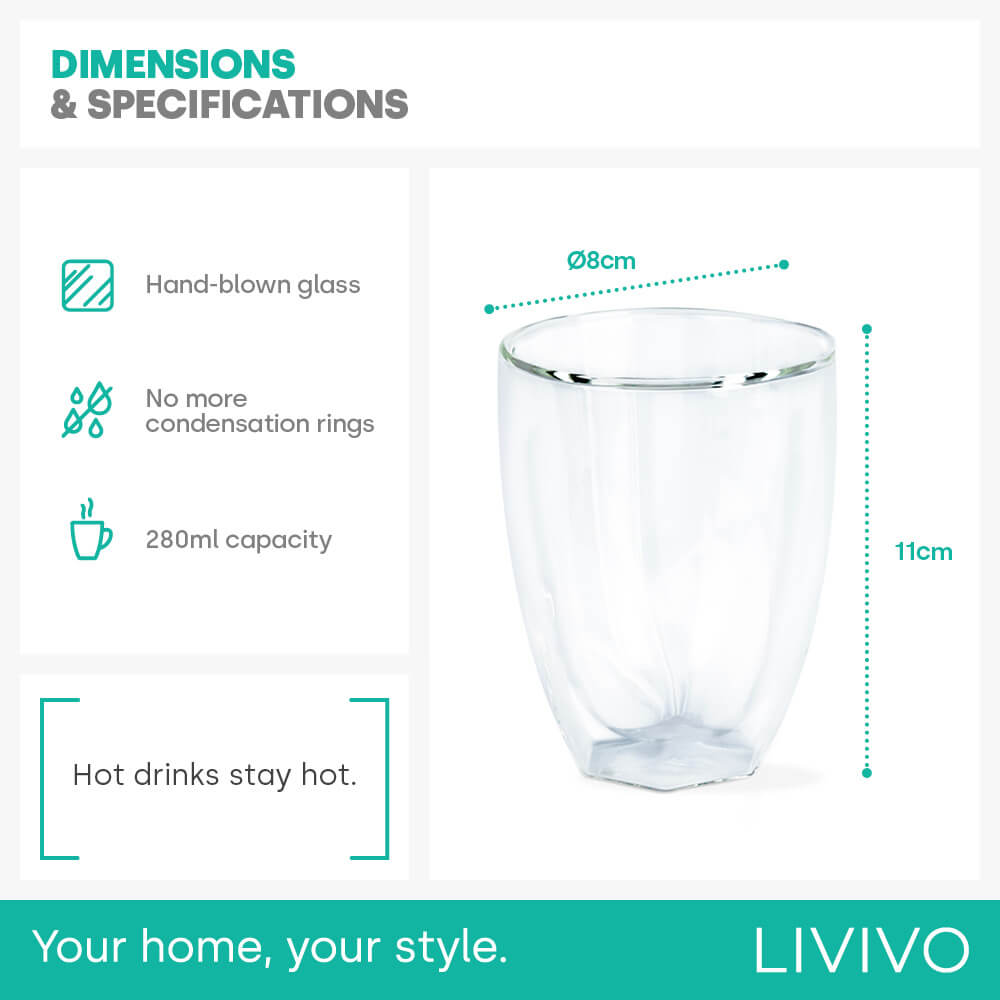 Double-walled Thermo Glass - Set Of 2